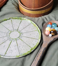 Load image into Gallery viewer, Mini Stone Moss Astrology Wheel