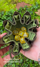Load image into Gallery viewer, Small Leather Leaf Trinket Bag