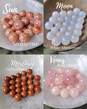 Load image into Gallery viewer, Mini Stone Moss Astrology Wheel