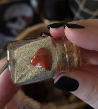 Load image into Gallery viewer, Jar of Dirt (with Red Agate Heart inside)