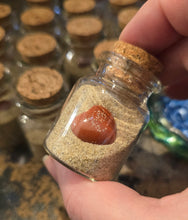 Load image into Gallery viewer, Jar of Dirt (with Red Agate Heart inside)