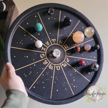 Load image into Gallery viewer, Astrology Transit Wheel + Crystal Set