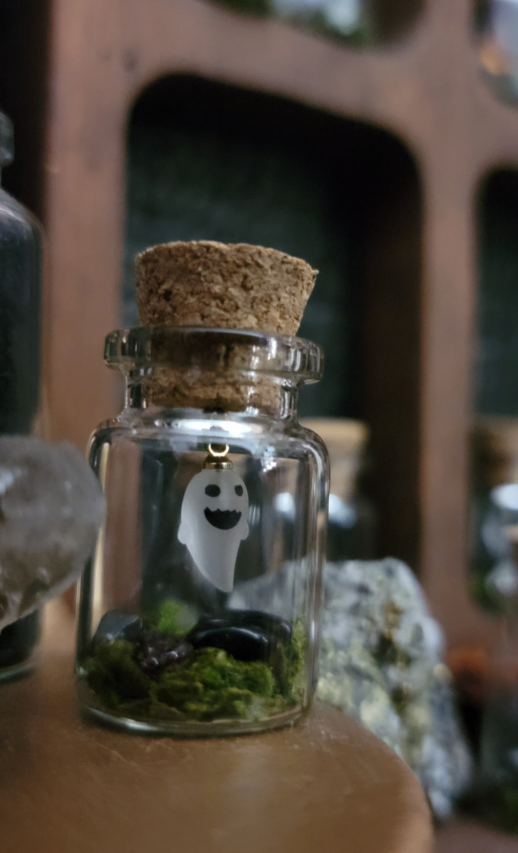 Ghost & Pumpkin Terrarium Homes