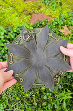 Load image into Gallery viewer, Small Leather Leaf Trinket Bag
