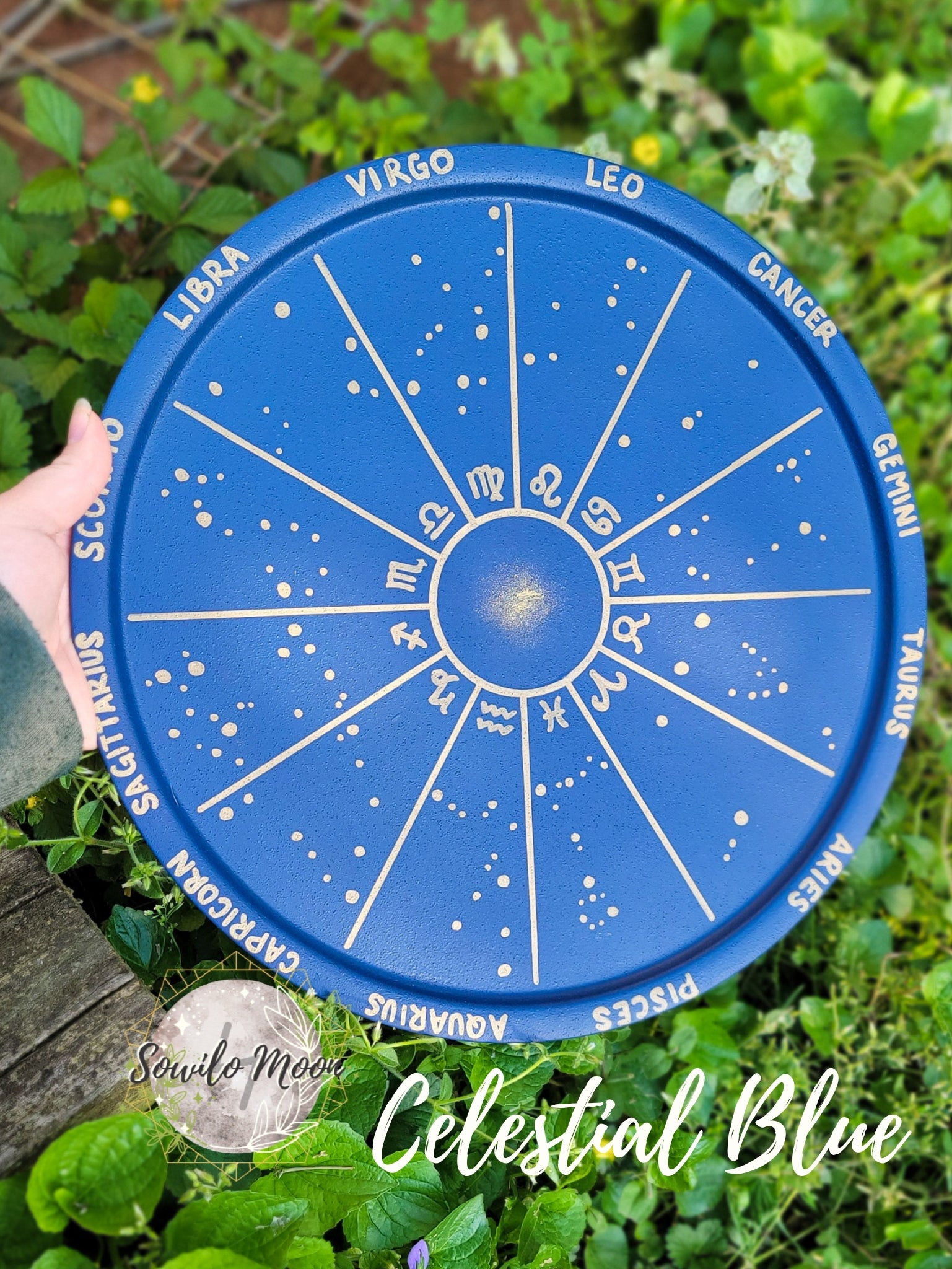 Astrology Transit Wheel + Crystal Set Sowilo Moon