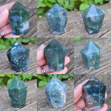 Load image into Gallery viewer, Moss Agate Cupcake Towers
